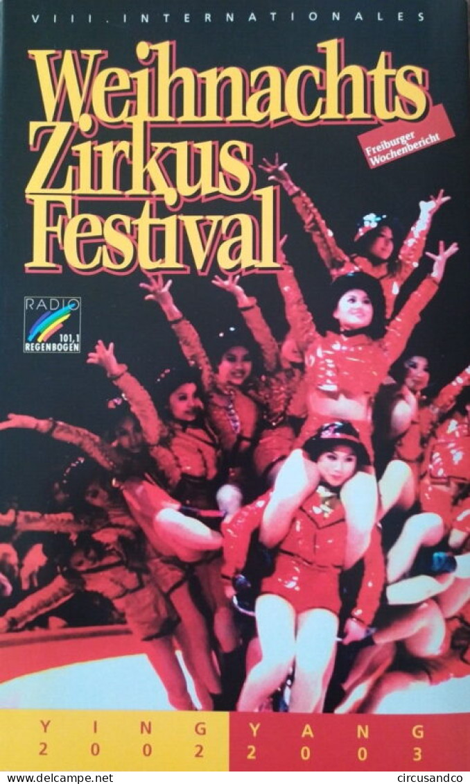 Programme Weihnachts Zirkus Festival 2002 - Collezioni