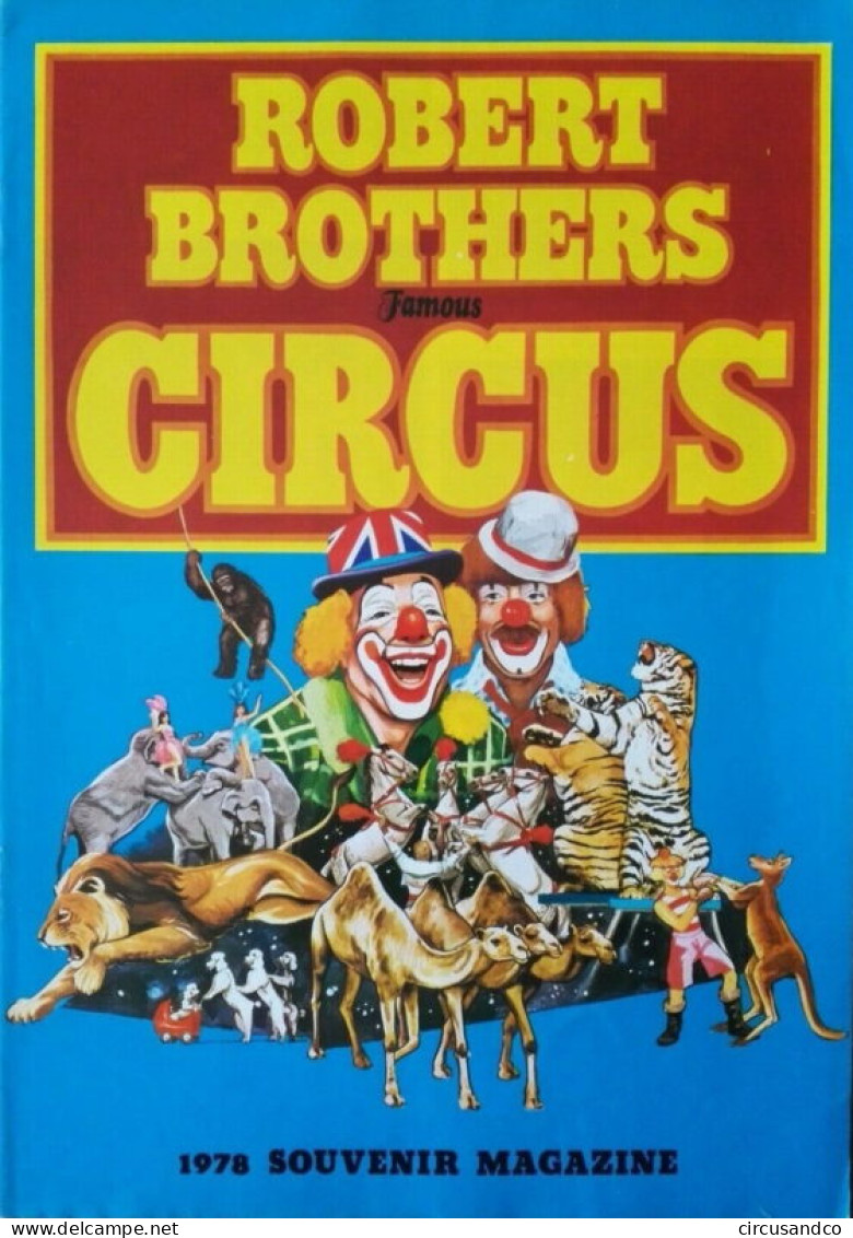 Programme Robert Brothers Circus 1978 - Collezioni