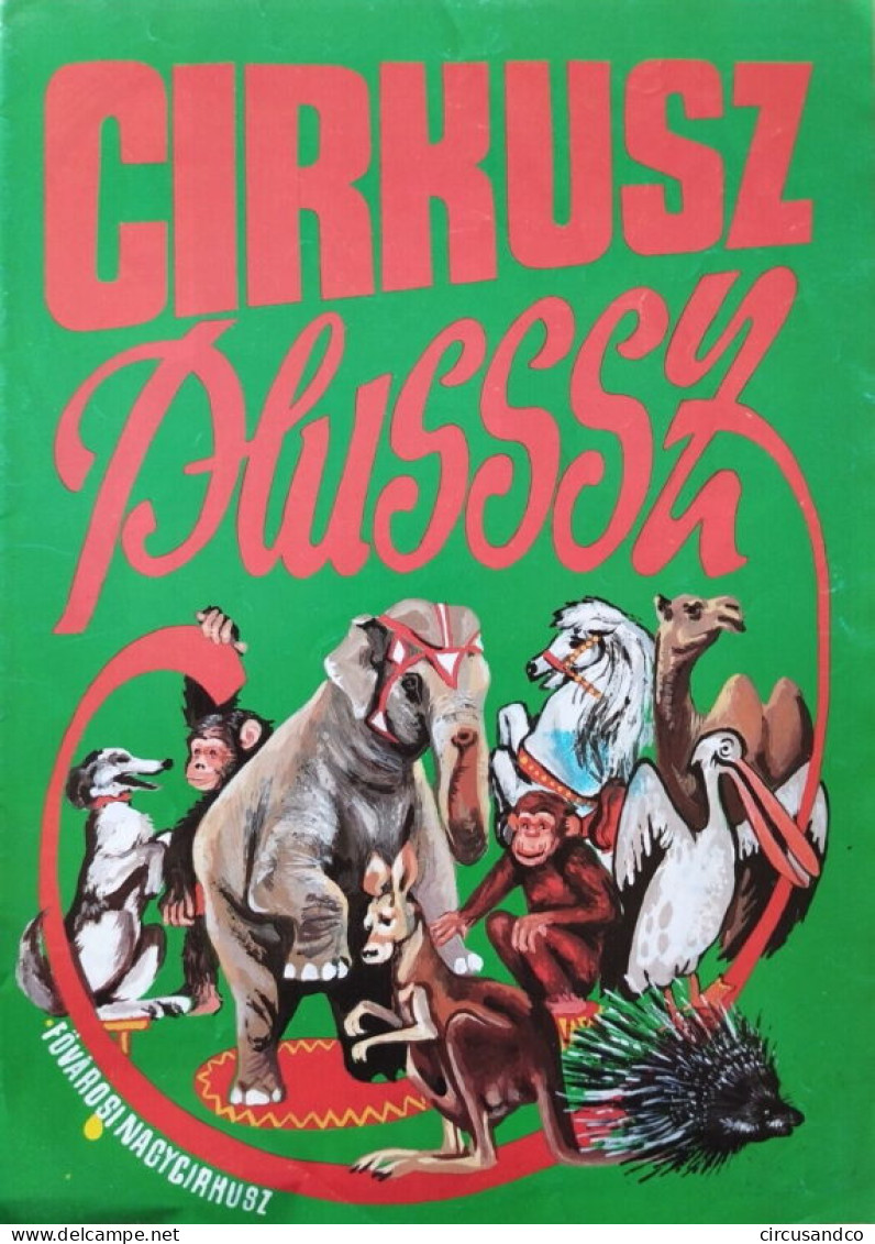 Programme Cirkusz Plusssz Fovarosi Nagycirkusz 1990 - Collezioni