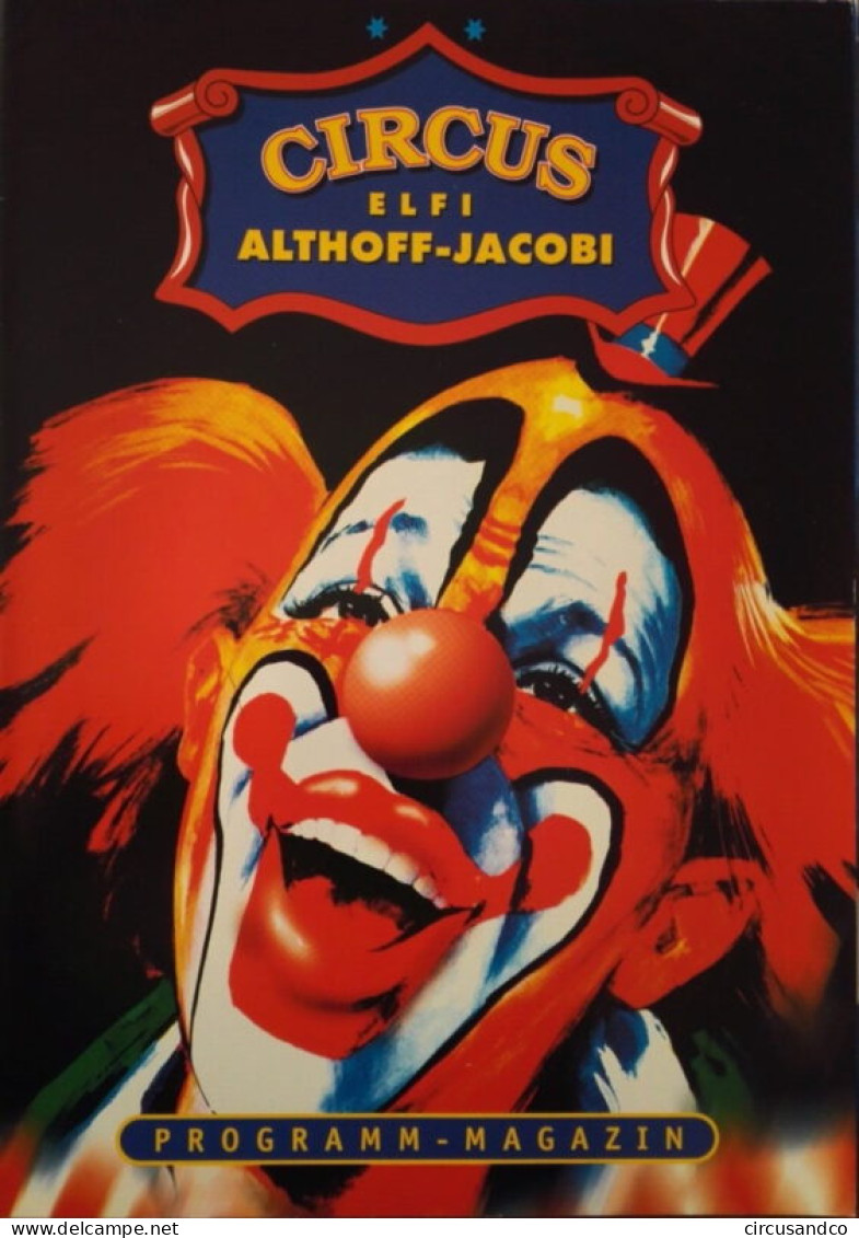 Programme Circus Elfi Althoff-Jacobi 1997 - Collezioni
