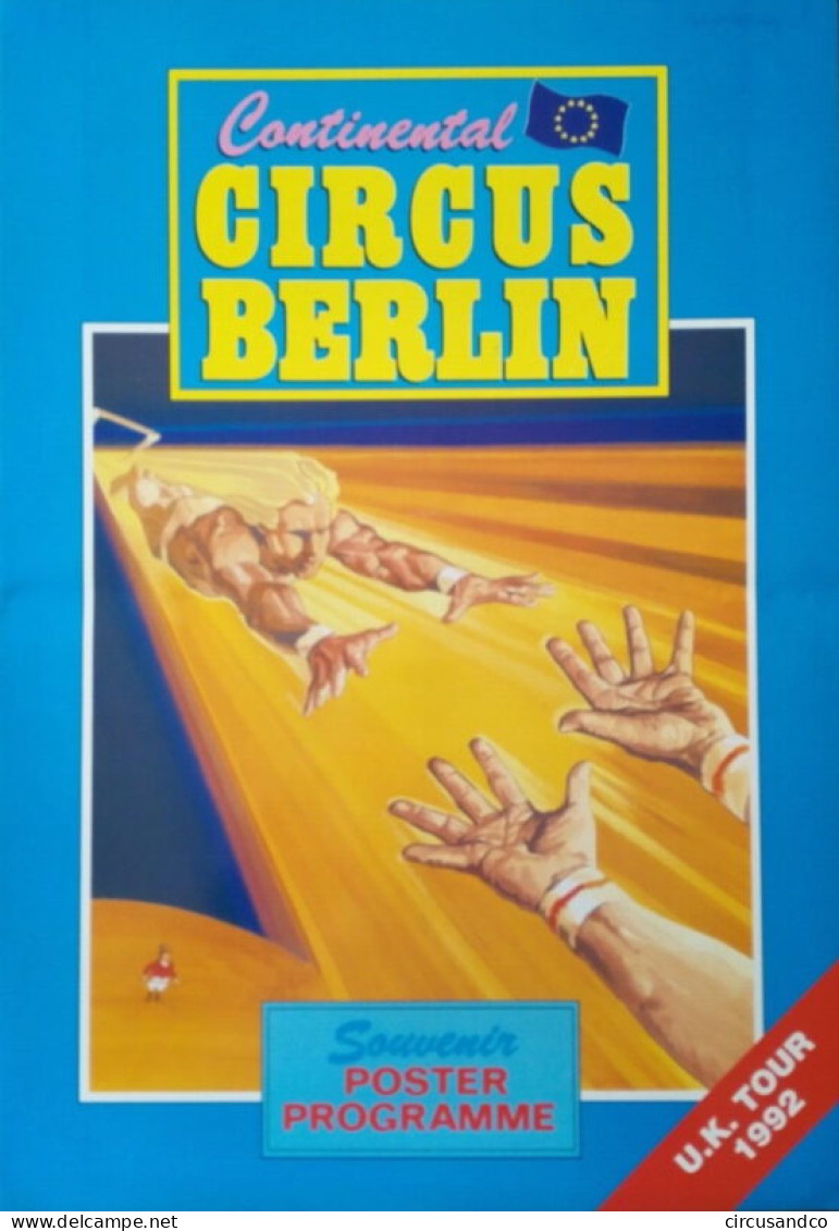 Programme Continental Circus Berlin 1992 - Collezioni