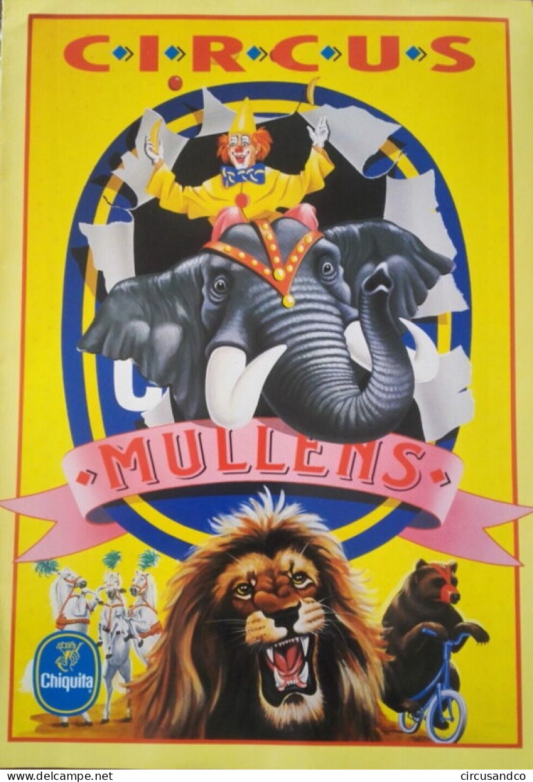 Programme Circus Mullens 1988 - Collezioni