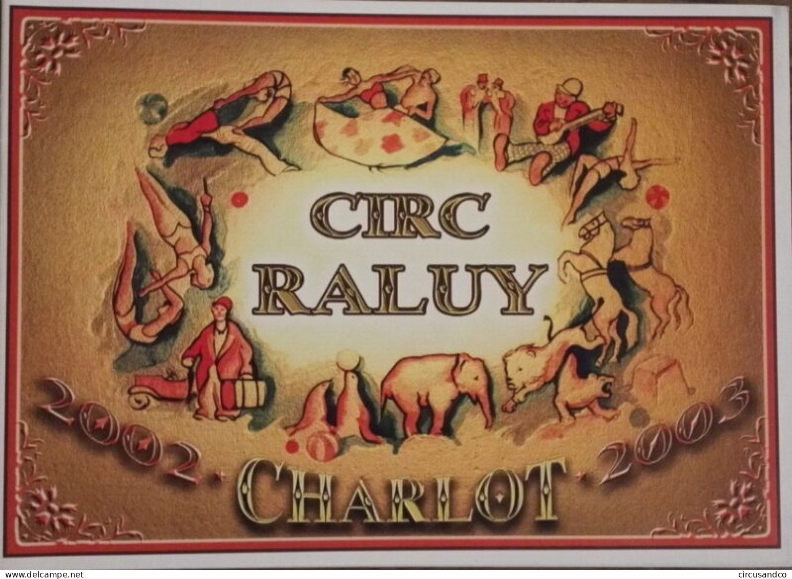 Programme Circo Raluy 2002 - 2003 - Collezioni