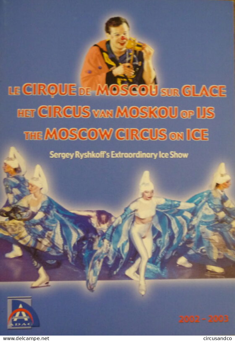 Programme Cirque De Moscou Sur Glace 2002 - 2003 - Bruxelles - Collezioni