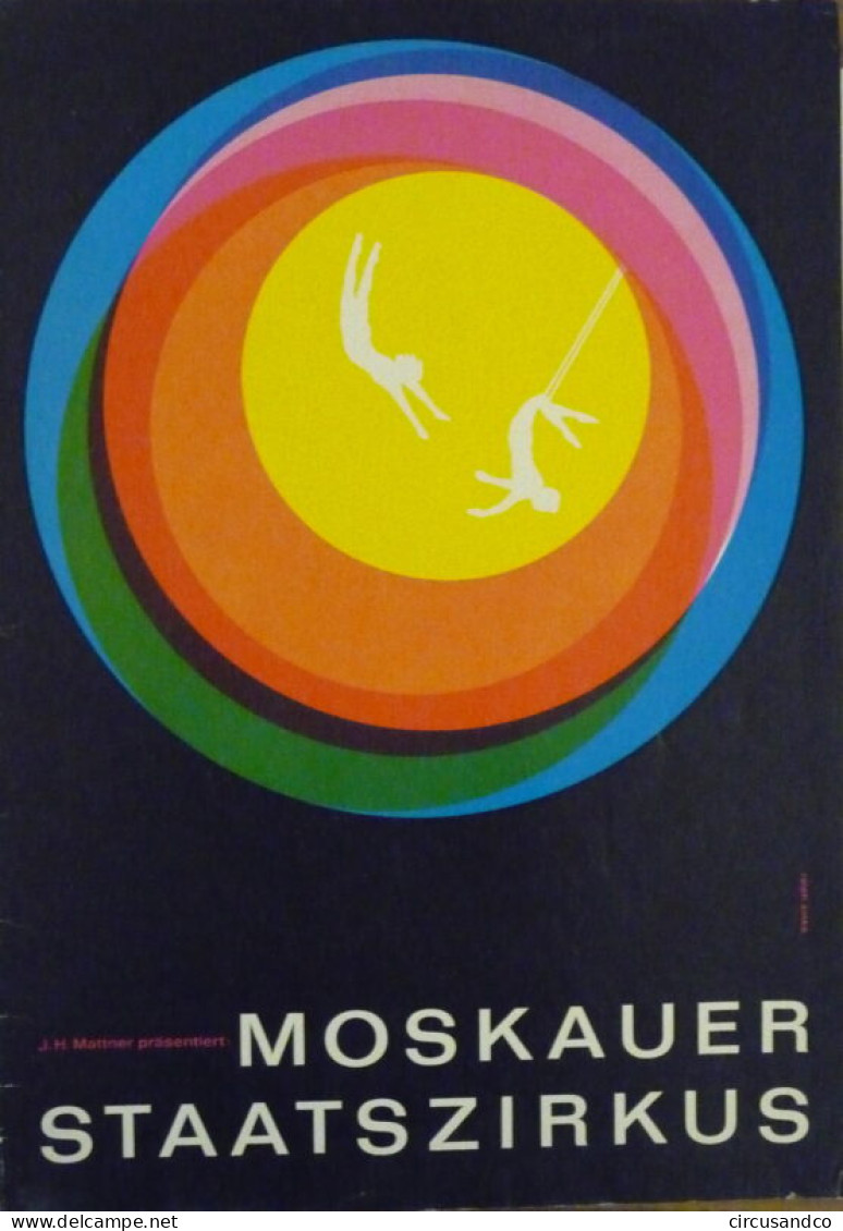 Programme Moskauer Staatszirkus 1961 - Collezioni