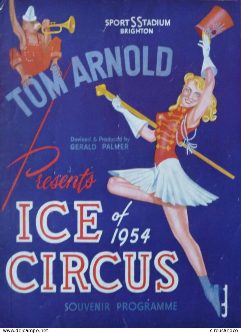Programme Tom Arnold Ice Circus 1954 - Collezioni