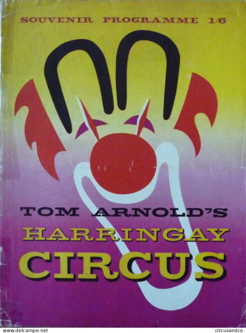 Programme Tom Arnold's Harringay Circus 1954 - 1955 - Collezioni