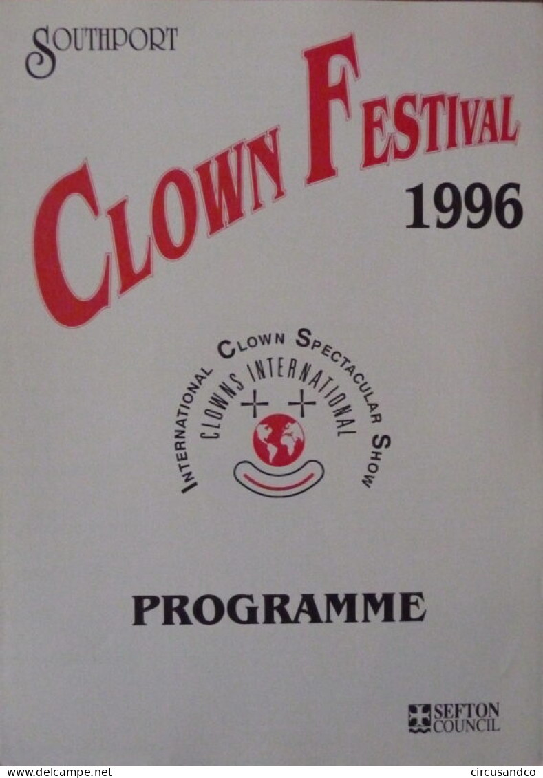 Programme Circus Clown Festival 1996 - Collezioni