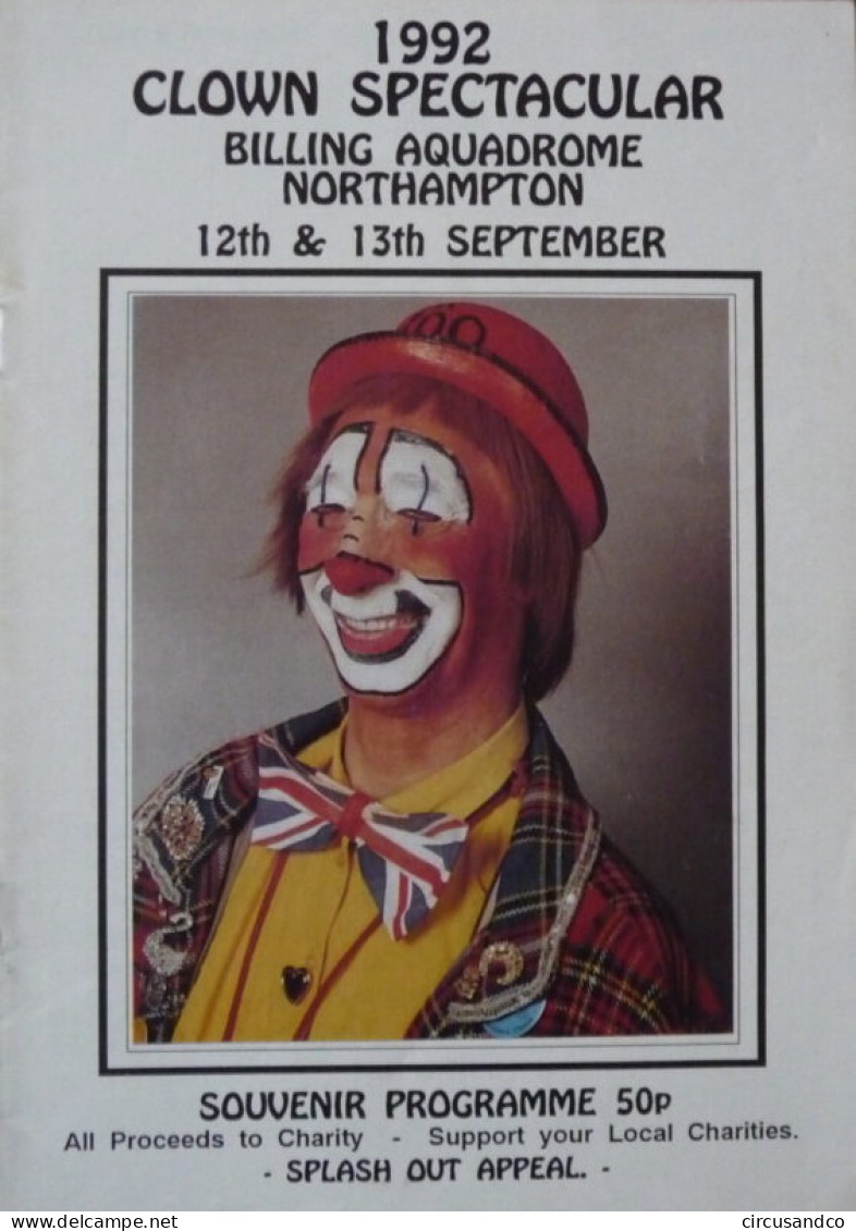 Programme Circus Clown Spectacular 1992 - Collezioni