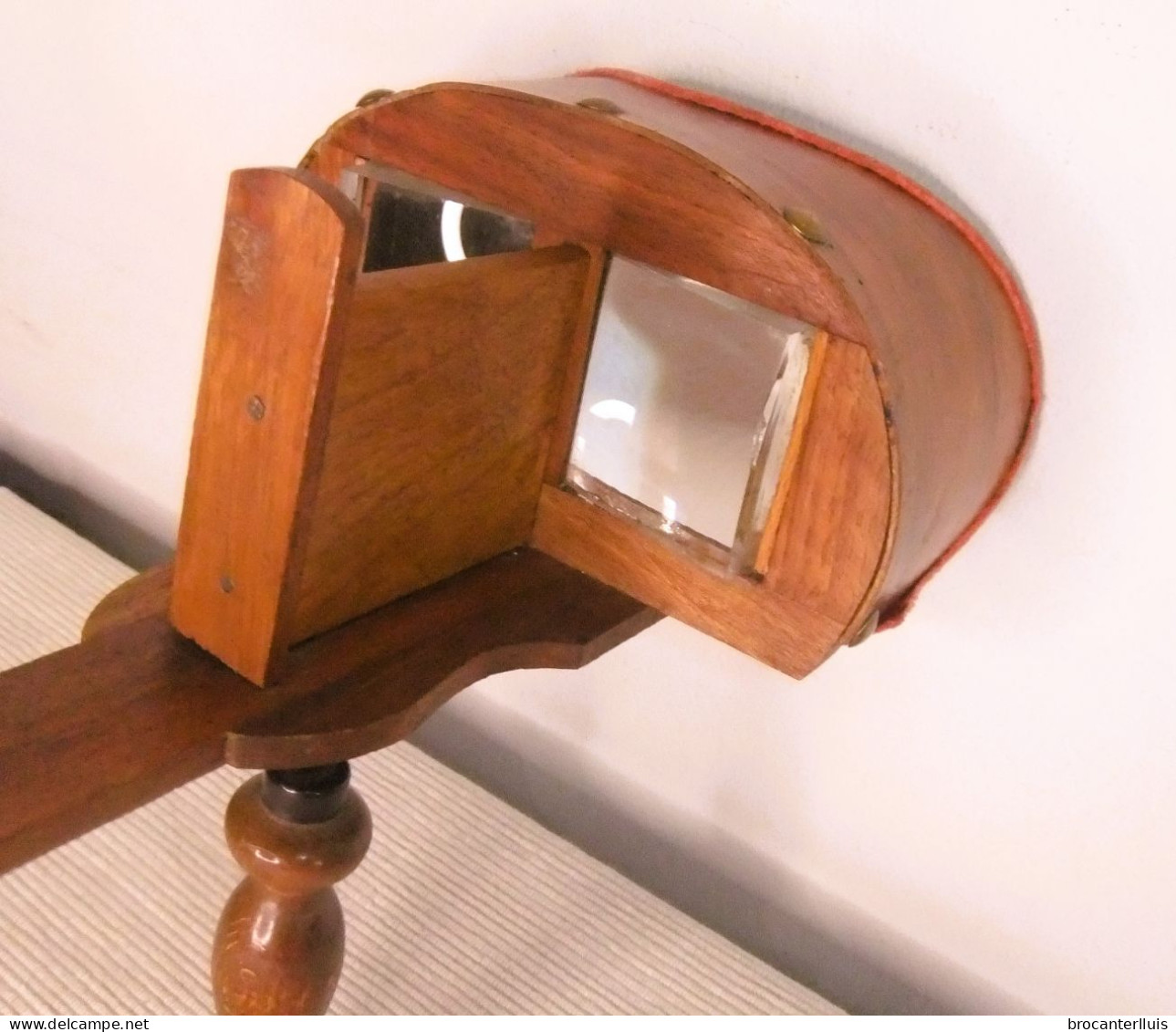 ANTIGUO VISOR ESTEREOSCOPICO DE MANO S. XIX - Stereoskope - Stereobetrachter