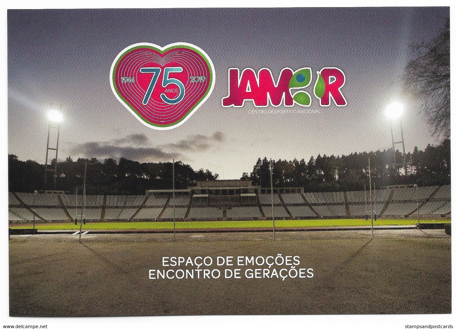 Portugal Jamor Oeiras Stade Nationale National Stadium Football Soccer Sports Entier Postal 2019 Stationery - Lettres & Documents