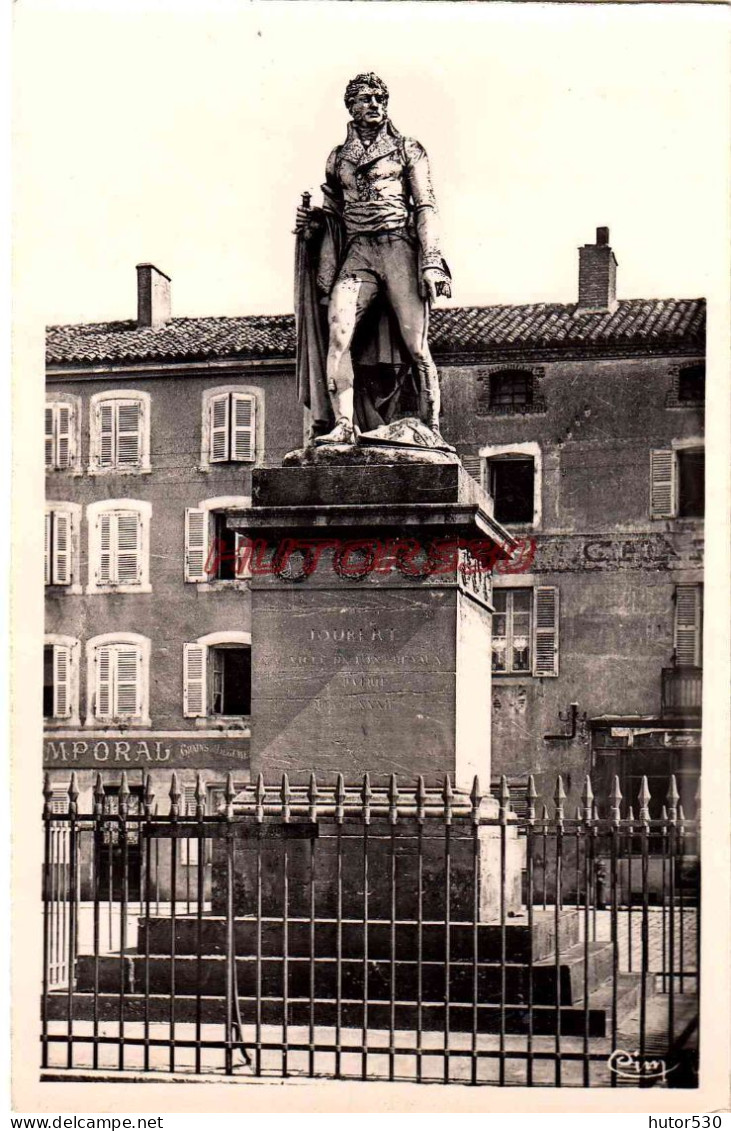 CPSM PONT DE VAUX - STATUE DU GENERAL JOUBERT - Pont-de-Vaux