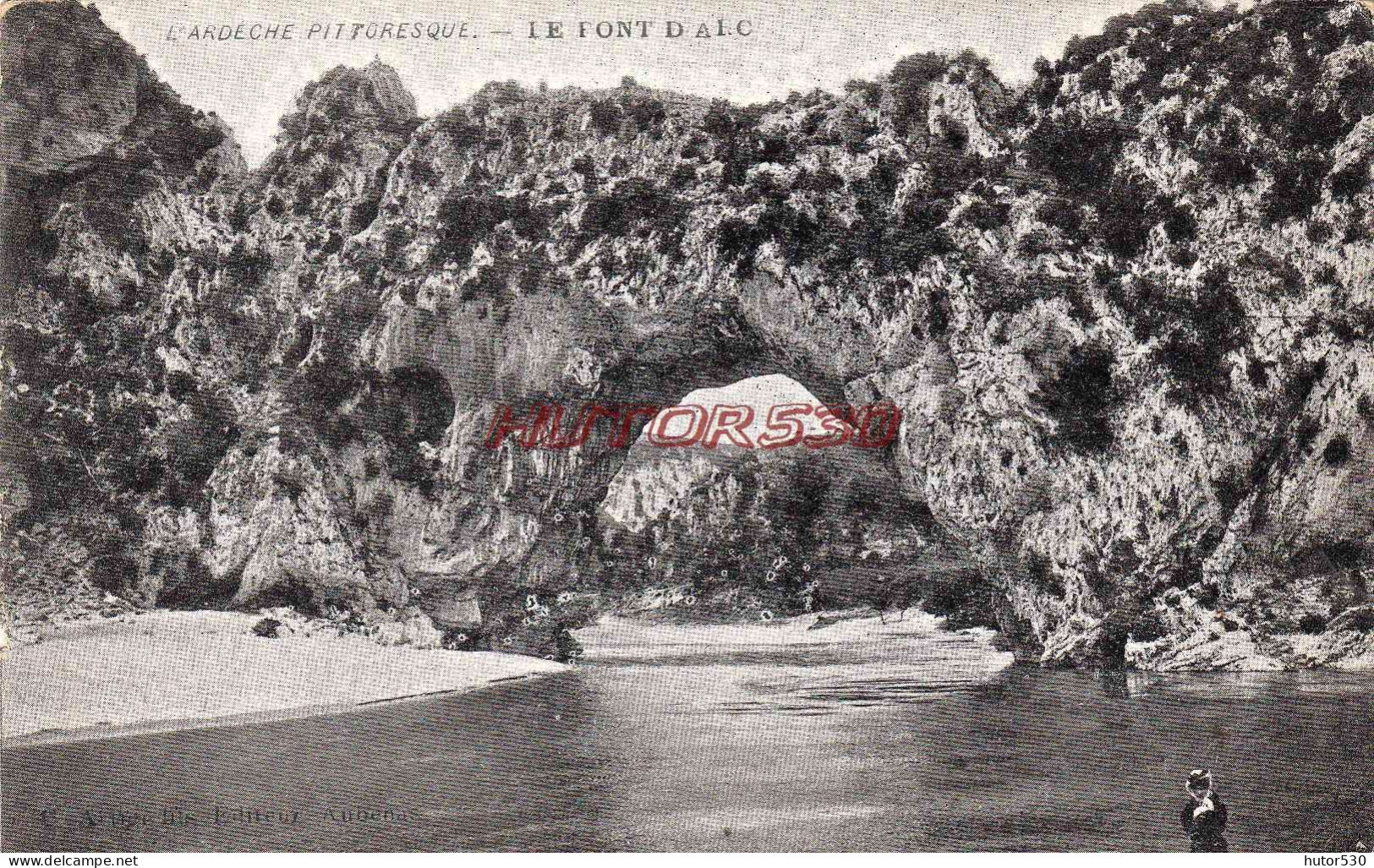 CPA ARDECHE - LE PONT D'ARC - Vallon Pont D'Arc