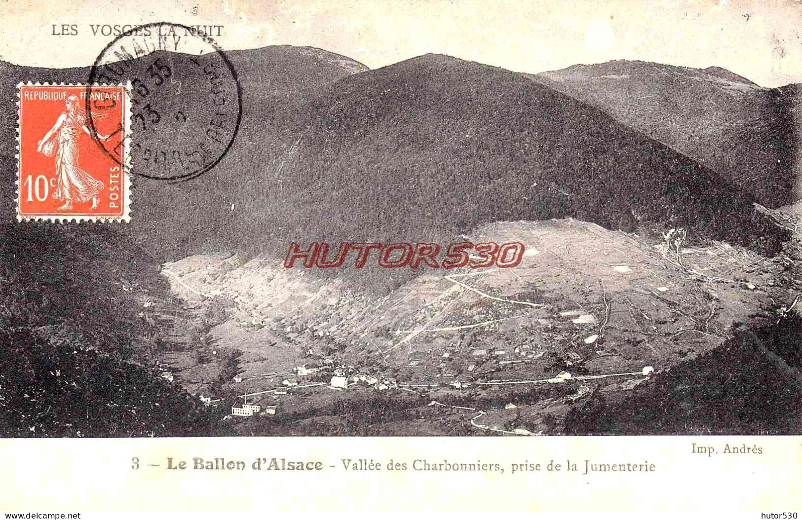 CPA ALSACE - VALLEE DES CHARBONNIERS PRISE DE LA JUMENTERIE - Alsace