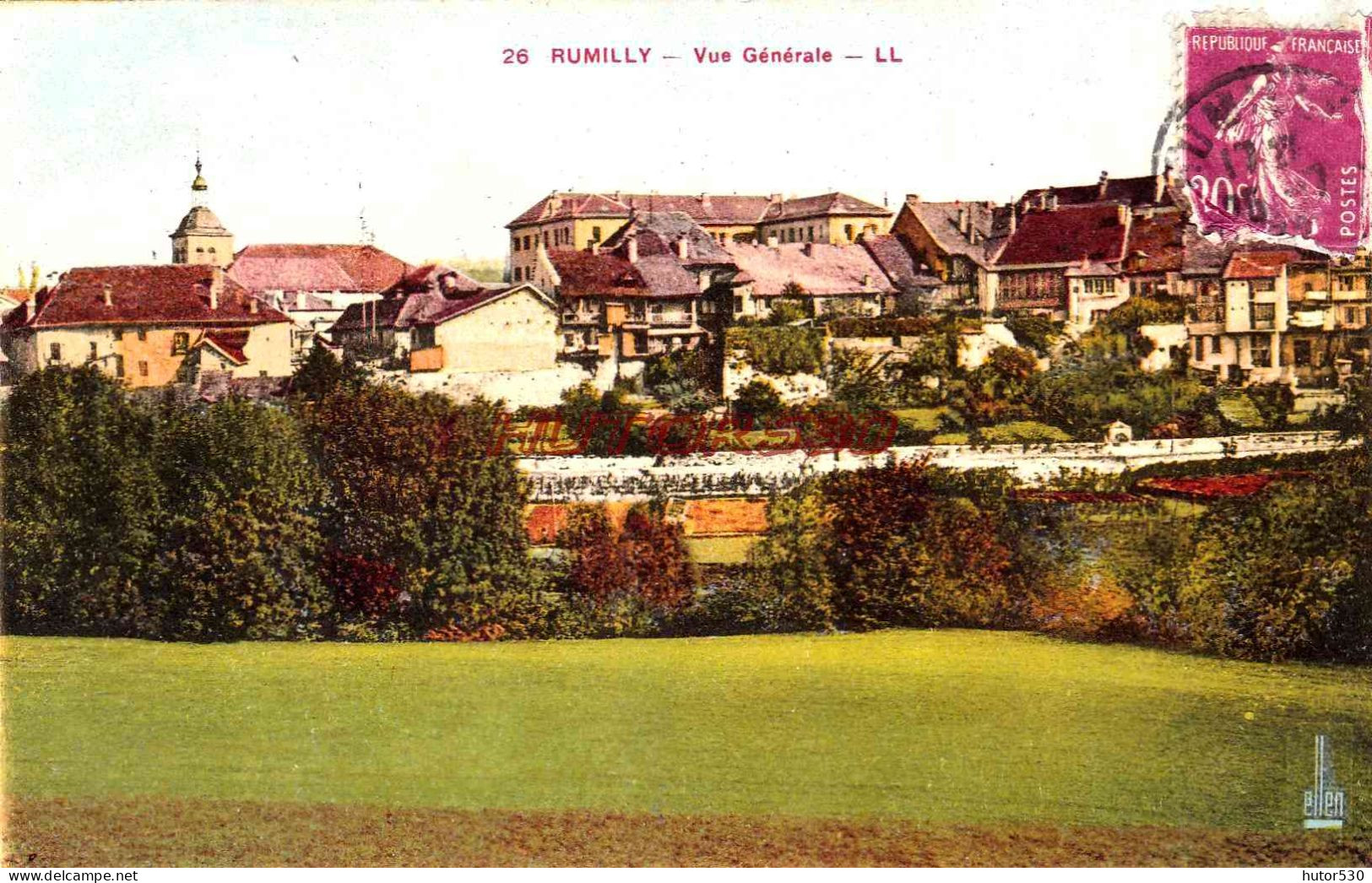 CPA RUMILLY - VUE GENERALE - Rumilly