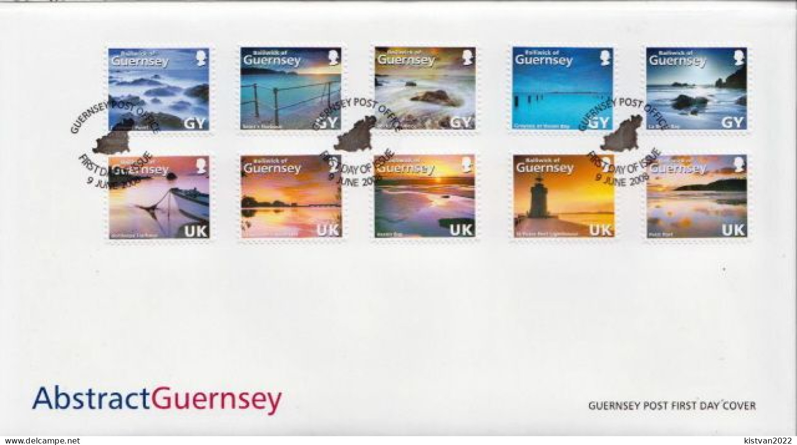 Guernsey Set On FDC - Autres & Non Classés