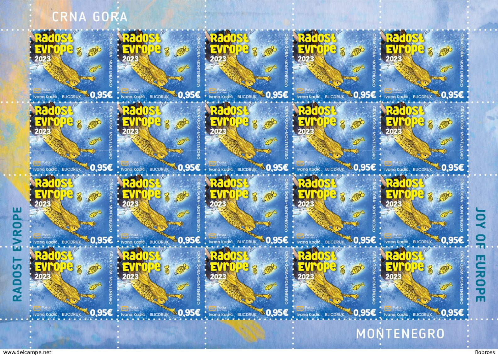 2023, The Yoy Of Europe, Montenegro, MNH - Montenegro