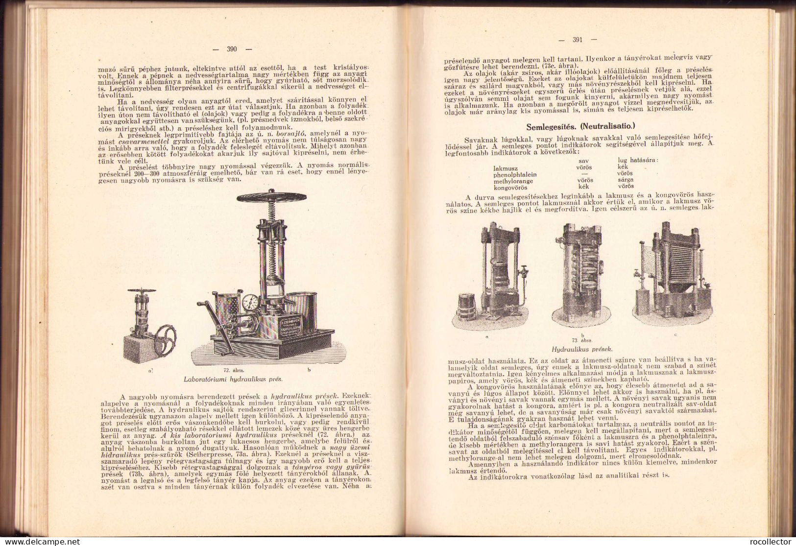 A Gyógyszerészi Gyakorlat és Gyógyszerüzemi Technika Kézikönyve Irta Vondrasek József I Kotet 1925 Budapest 230SP - Oude Boeken