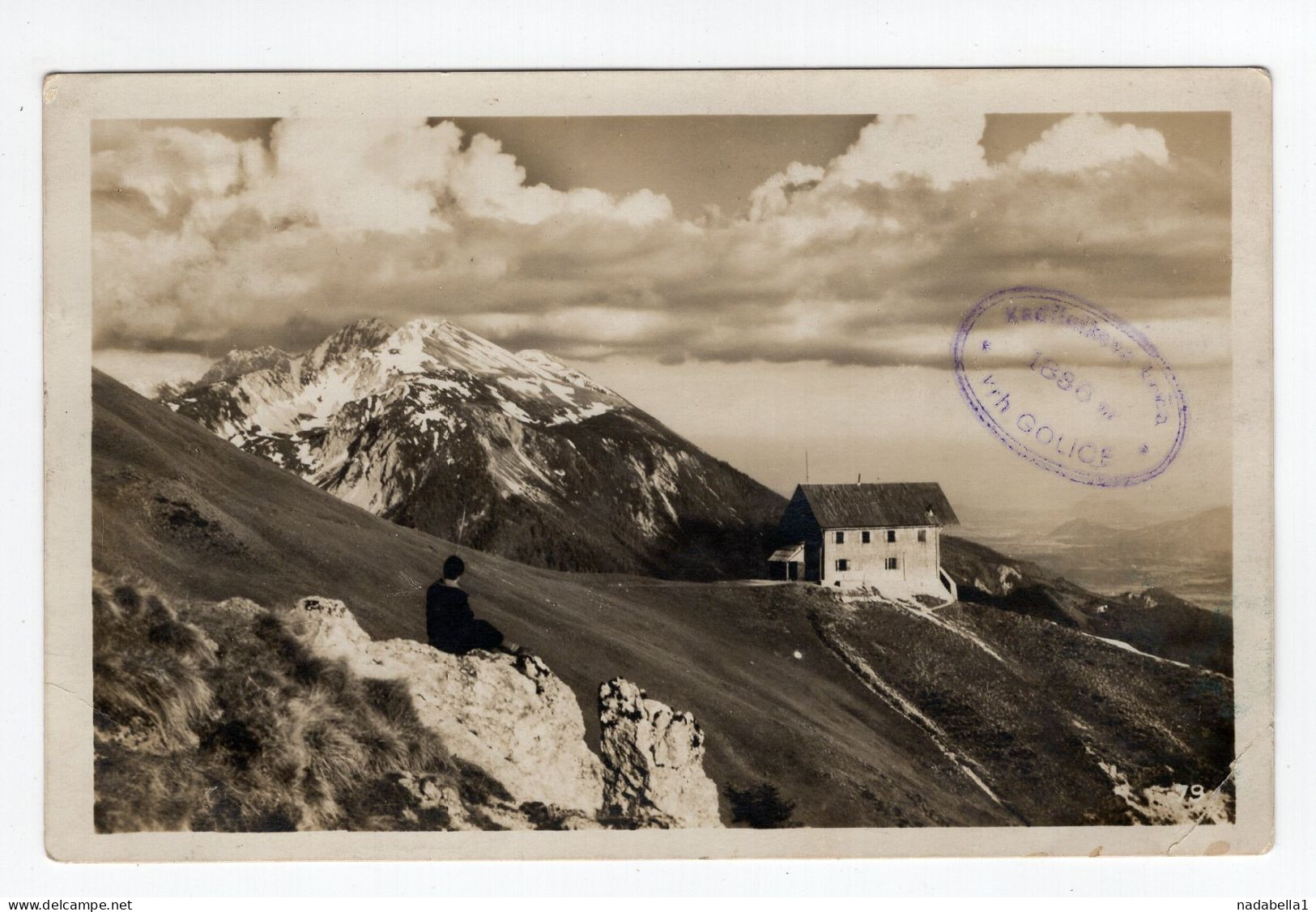 1920s KINGDOM OF SHS,SLOVENIA,JESENICE NA GORENJSKEM,GOLICA,KADILNIKOVA KOCA,POSTCARD,USED - Yougoslavie