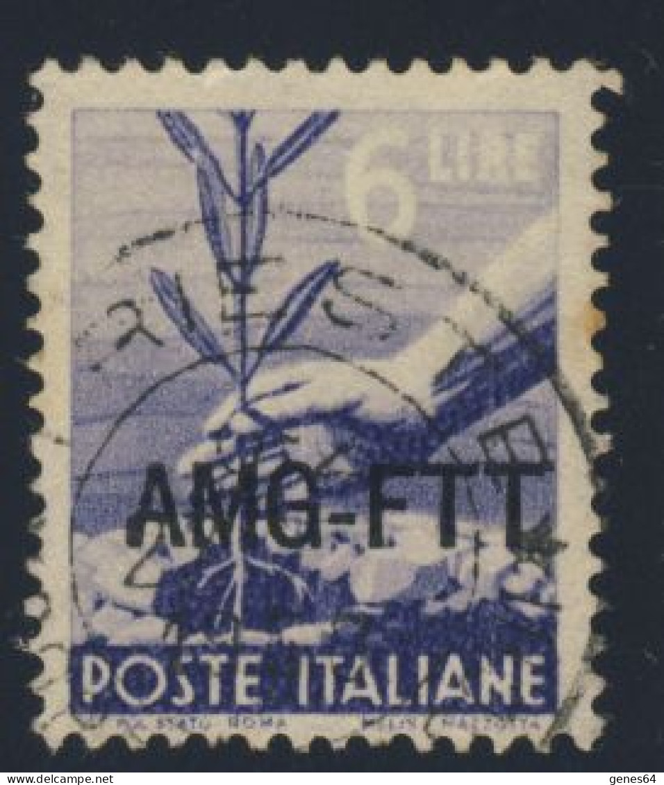 Lotticino Di 8 Varietà Annullate Per Specialista Di Trieste F.T.T. - Leggere Dettagliata Descrizione - Catalogo € 870 - Afgestempeld