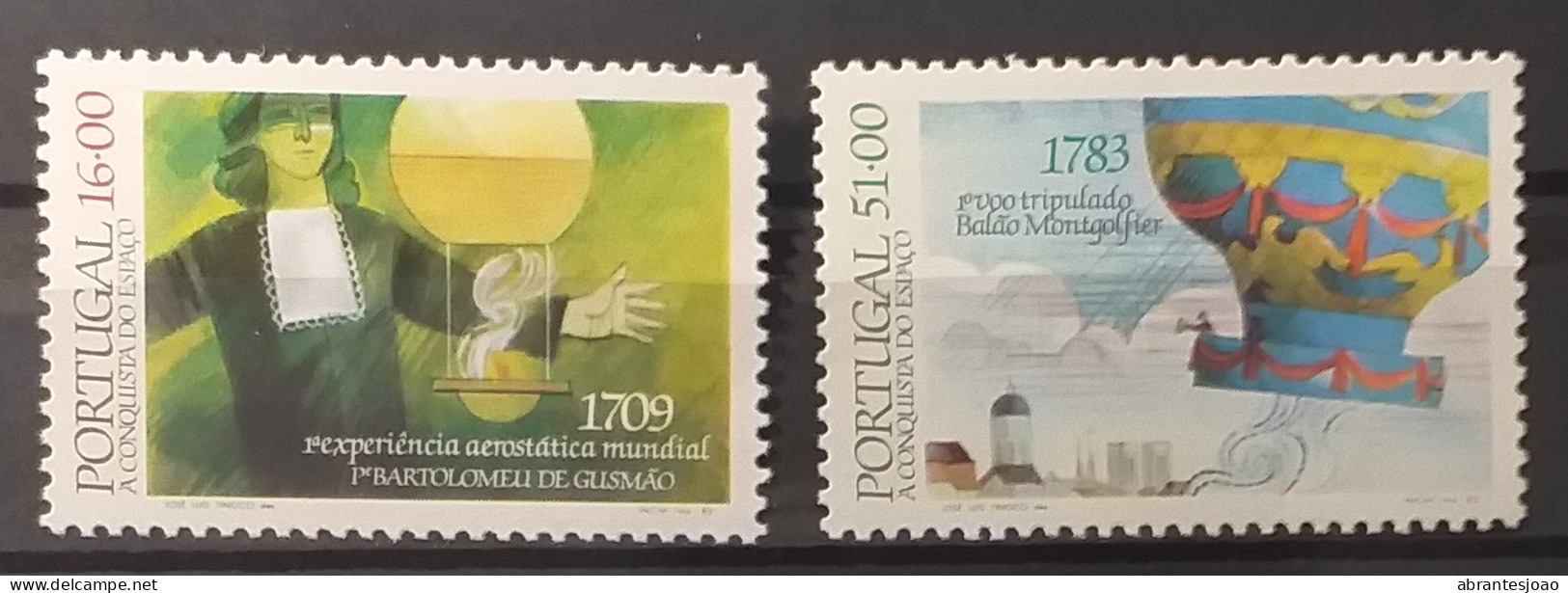 1983 - Portugal - The Conquest Of Space - MNH - 2 Stamps - Neufs