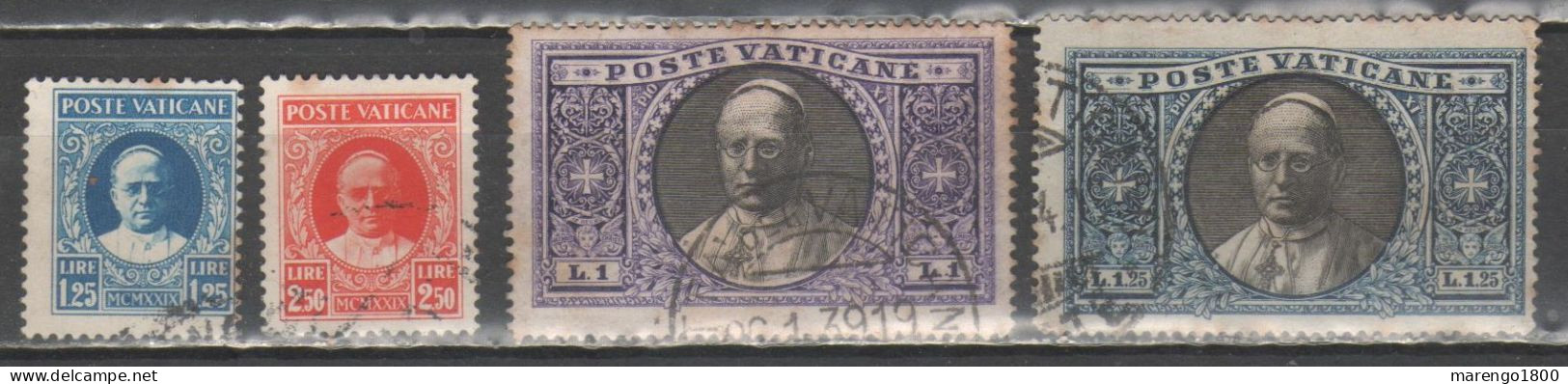 Vaticano 1929-33 - Piccolo Lotto Usati (con Ossidazioni)         (g9604) - Usati