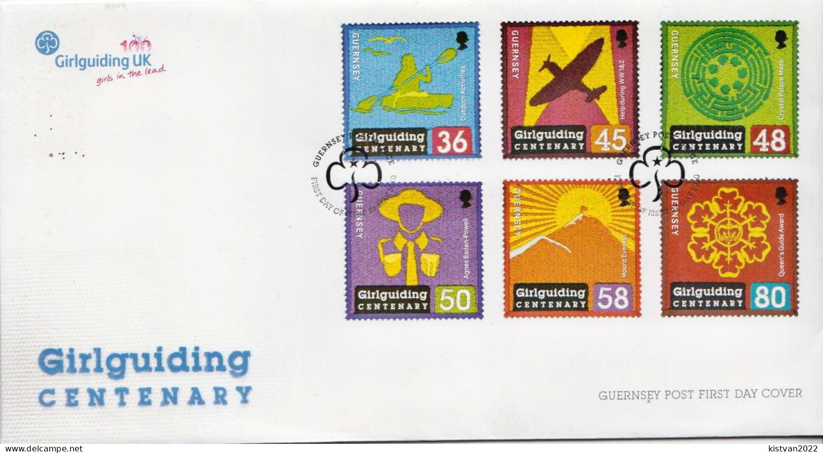 Guernsey Set On FDC - Briefe U. Dokumente