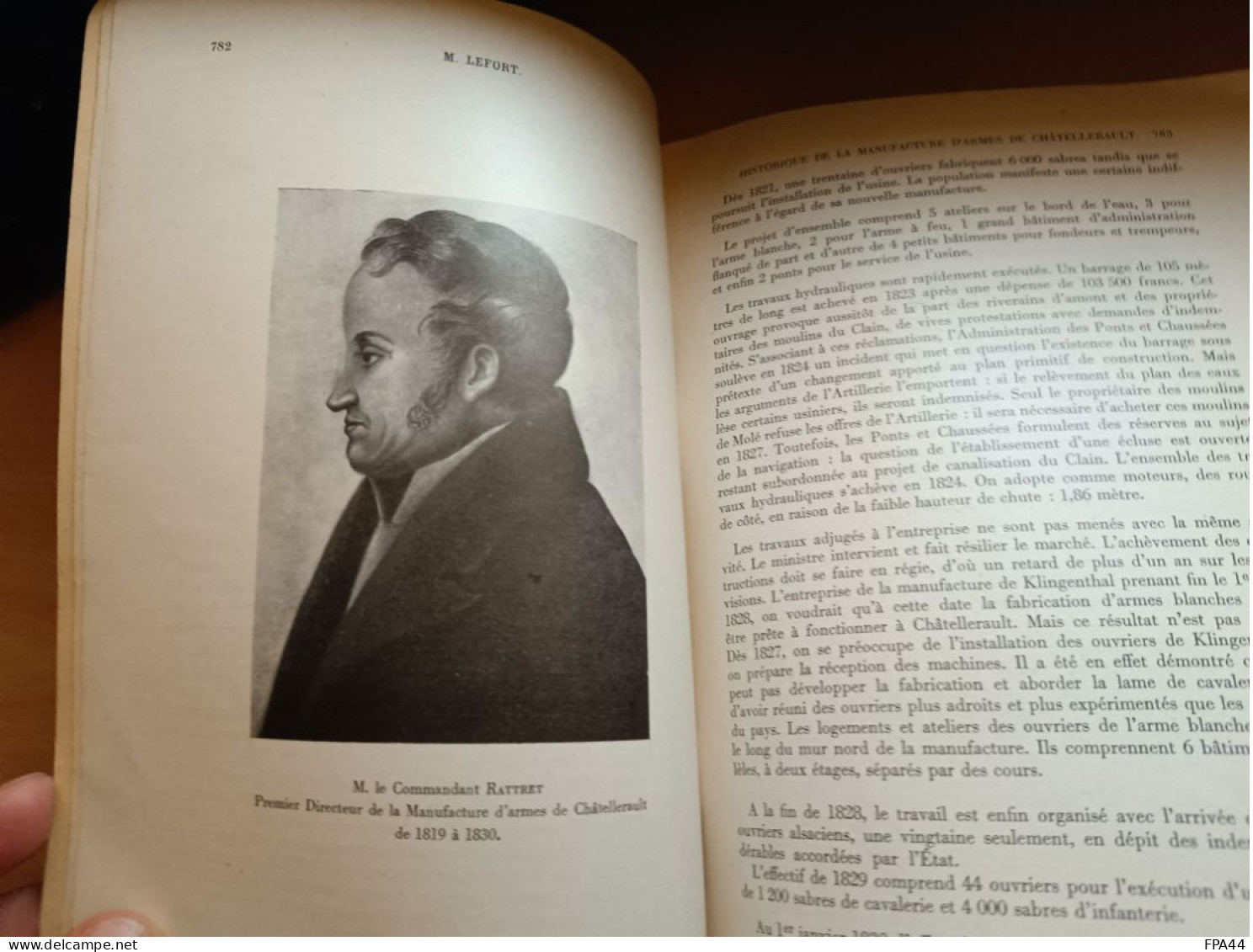 Historique De La Manufacture D'armes De Châtellerault  De 1819 à 1939 - Französisch