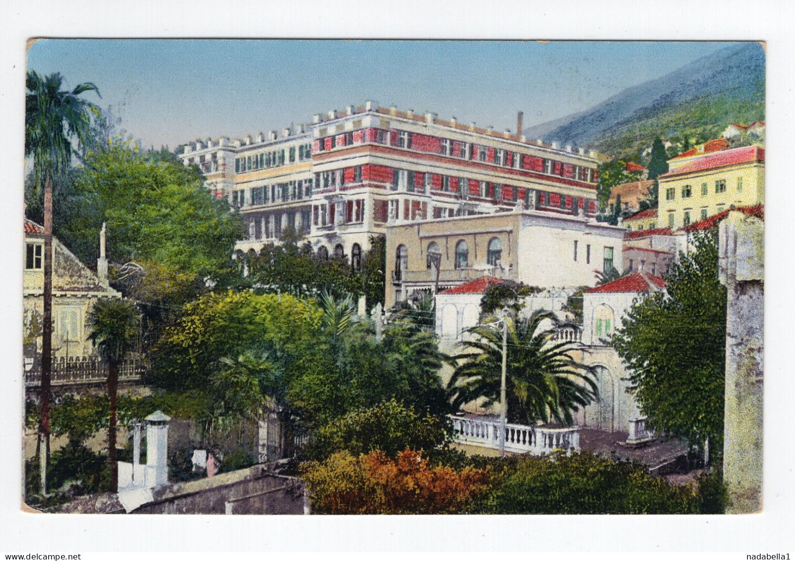 1939. KINGDOM OF YUGOSLAVIA,CROATIA,DUBROVNIK,SHIP MAIL 318 BAR - SPLIT,HOTEL IMPERIAL,POSTCARD,USED TO OREBIC - Yugoslavia