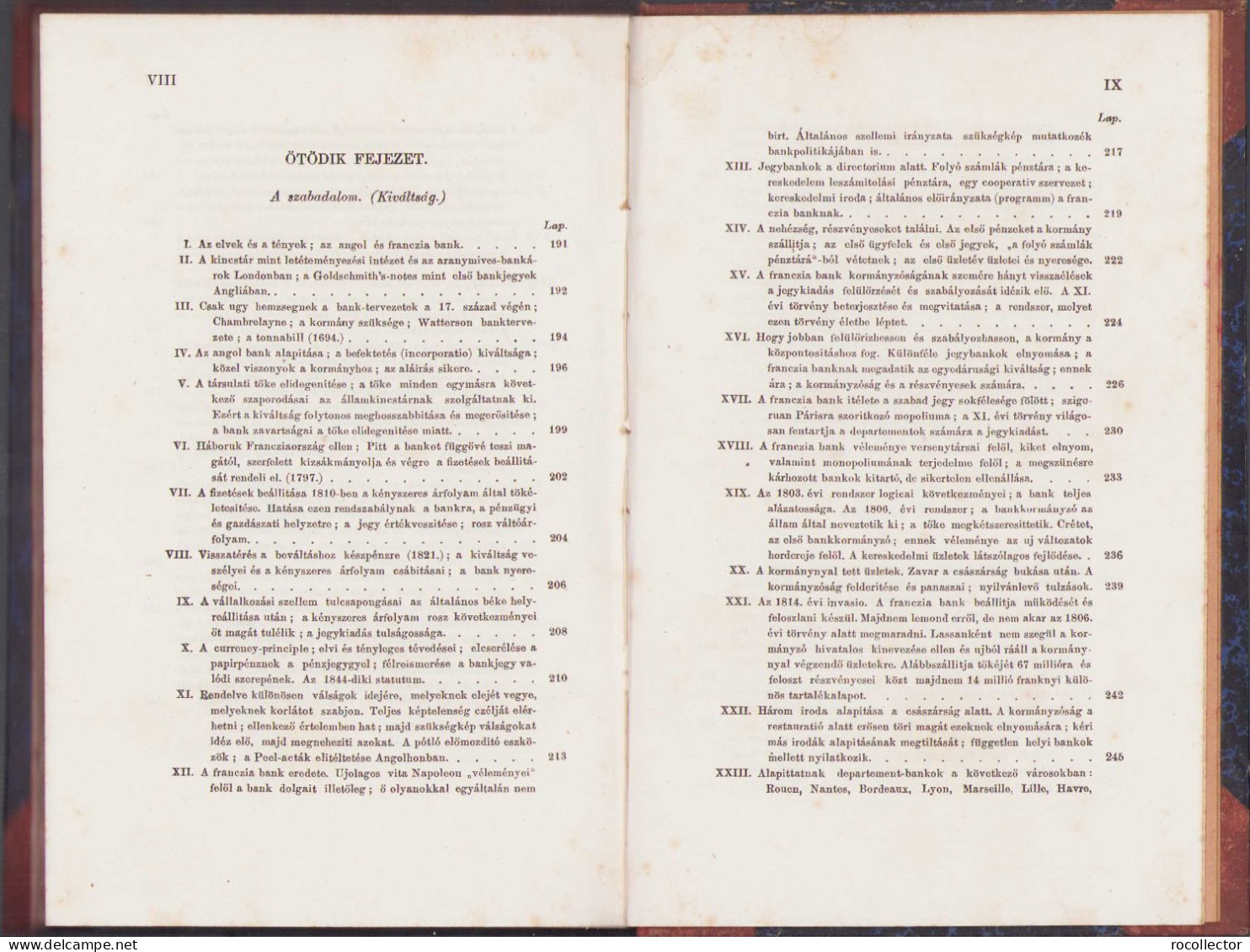 Bankszabadság. Különös tekintettel a magyar bankmozgalomra irta Horn Ede, 1870, Pest 121SP