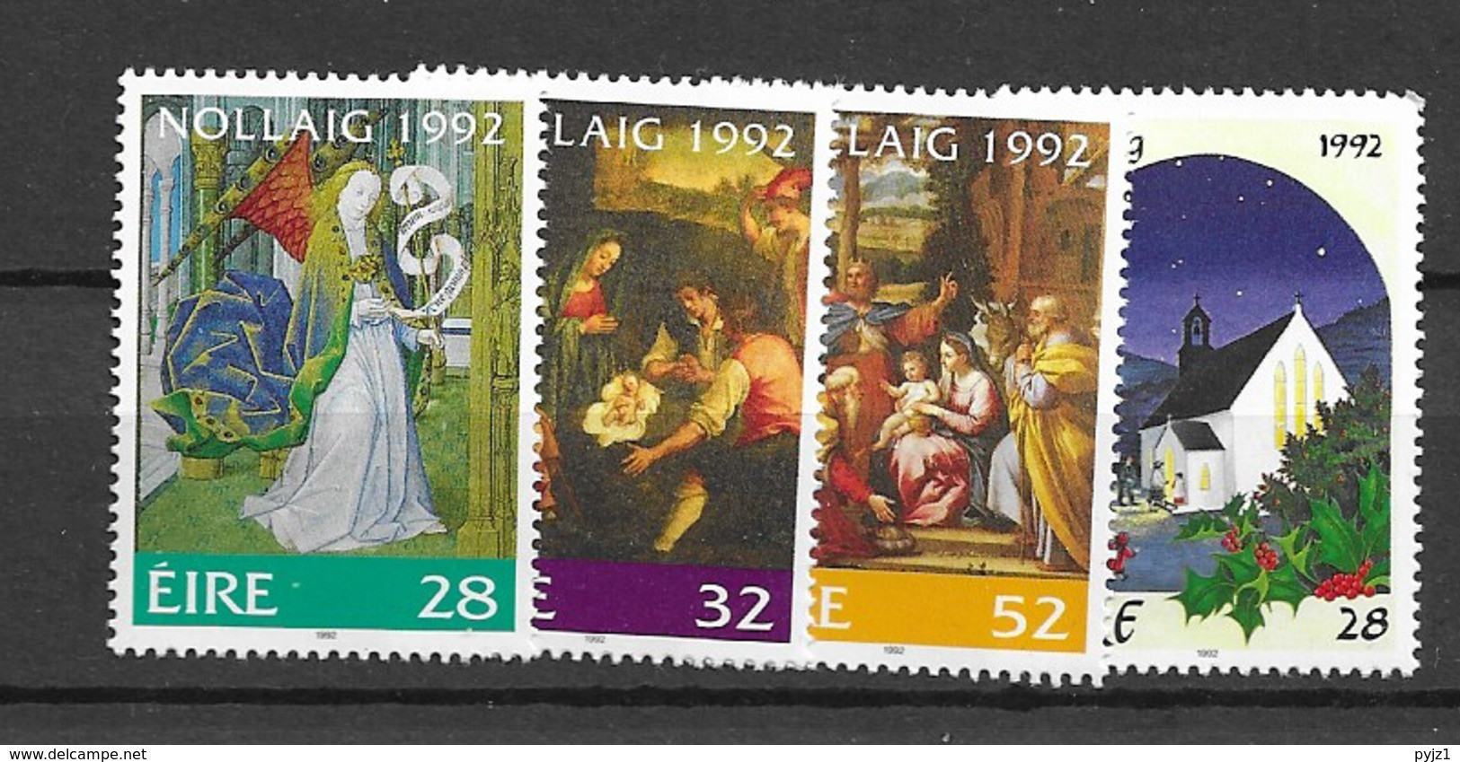 1992 MNH Ireland Michel 811-4 Postfris** - Unused Stamps