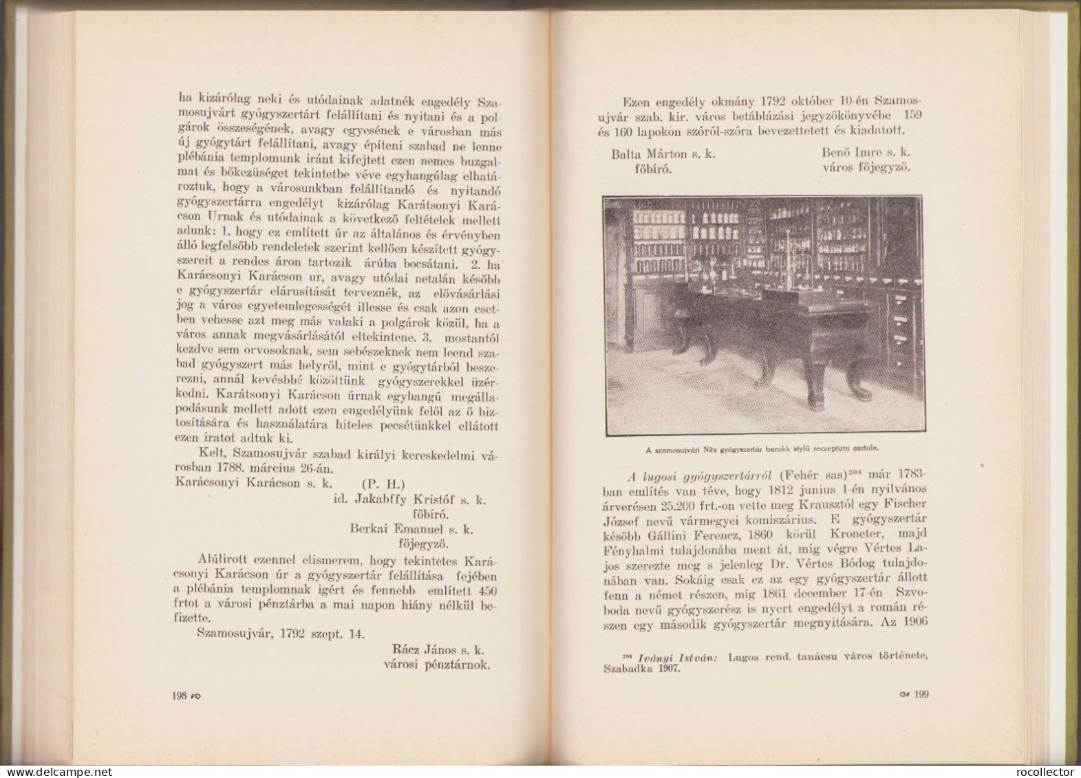 Az Erdély és Bánáti gyógyszerészet története irta Orient Gyula 1928 Kolozsvar 118SP