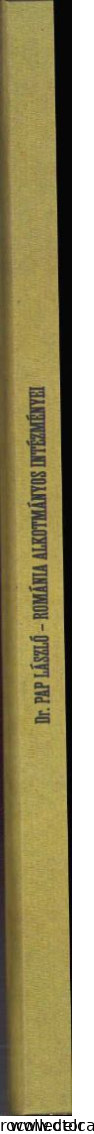 Romániai alkotmányos intézményei irta Pap László, 1880, Sátoraljaújhely 117SP