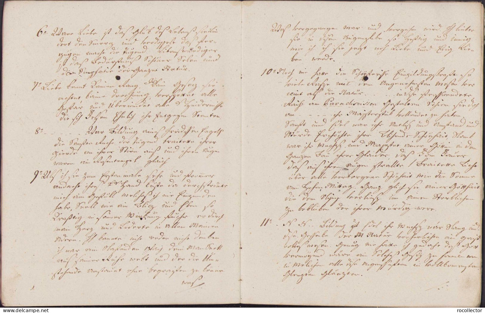 German language manuscript 1827 105SP