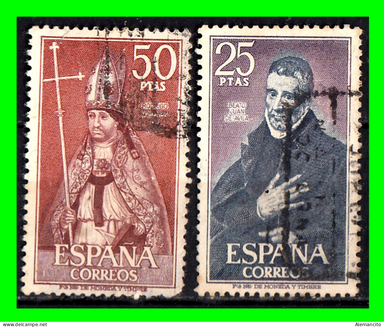 ESPAÑA.-  SELLOS AÑOS 1970 -. PERSONAJES ESPAÑOLES .- SERIE .- - Used Stamps