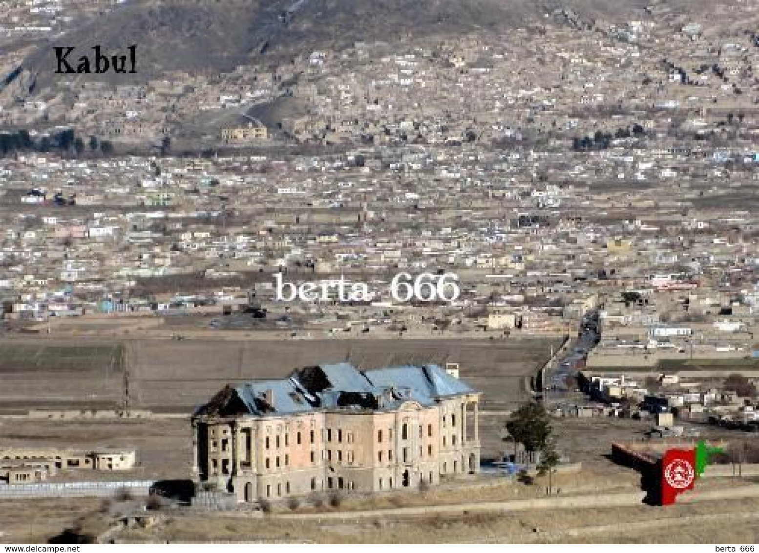 Afghanistan Kabul Overview New Postcard - Afganistán