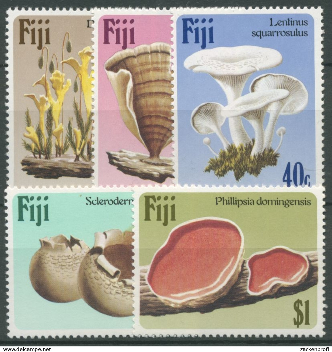 Fidschi 1984 Pilze 494/98 Postfrisch - Fiji (1970-...)