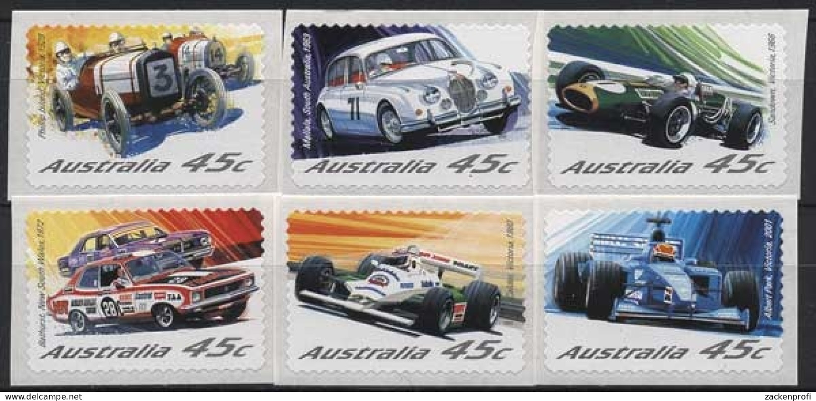 Australien 2002 Automobilrennsport 2119/24 Postfrisch - Mint Stamps