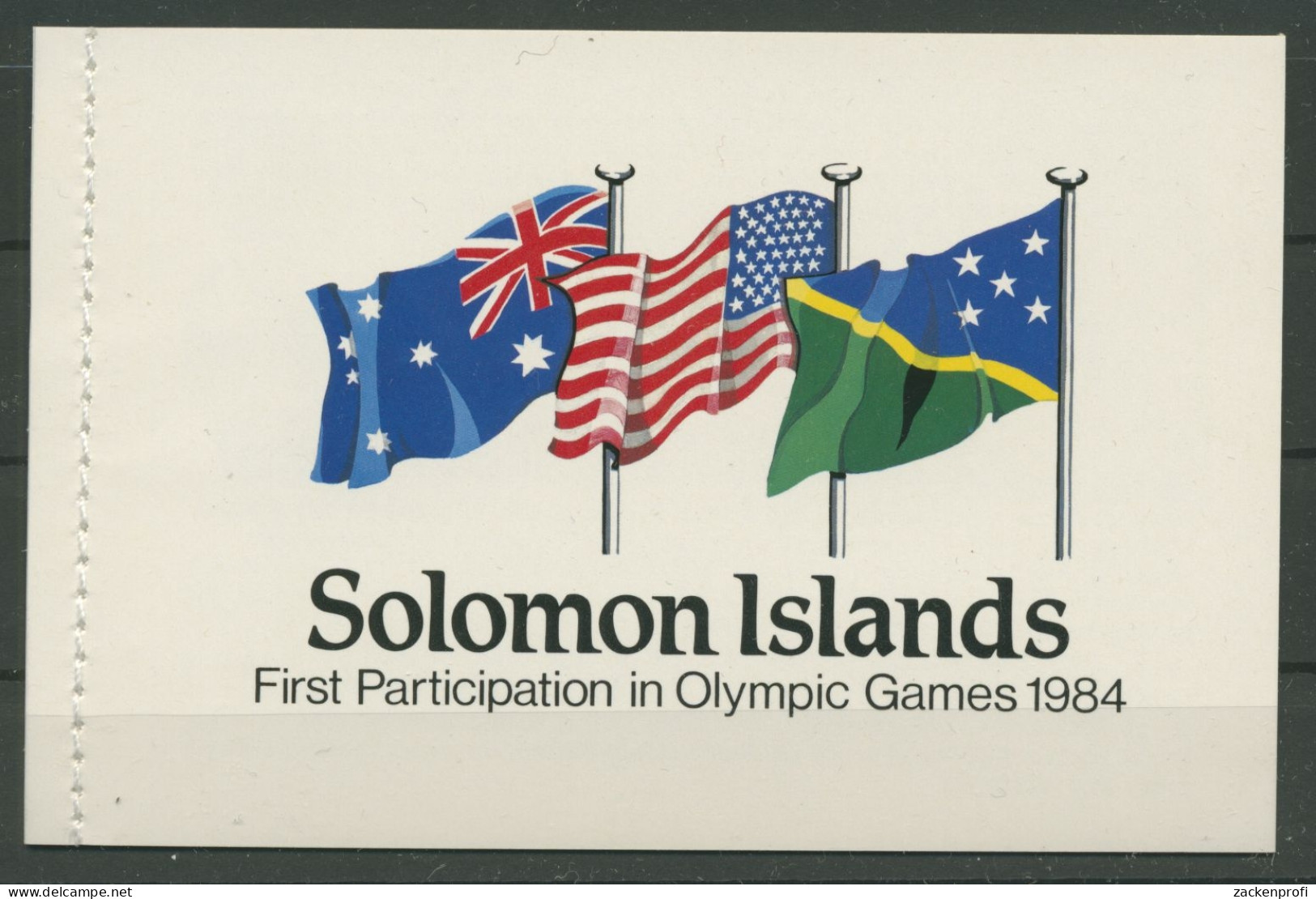 Salomoninseln 1984 Olympiade Los Angeles 544 Markenheftchen Postfrisch (D21784) - Salomon (Iles 1978-...)
