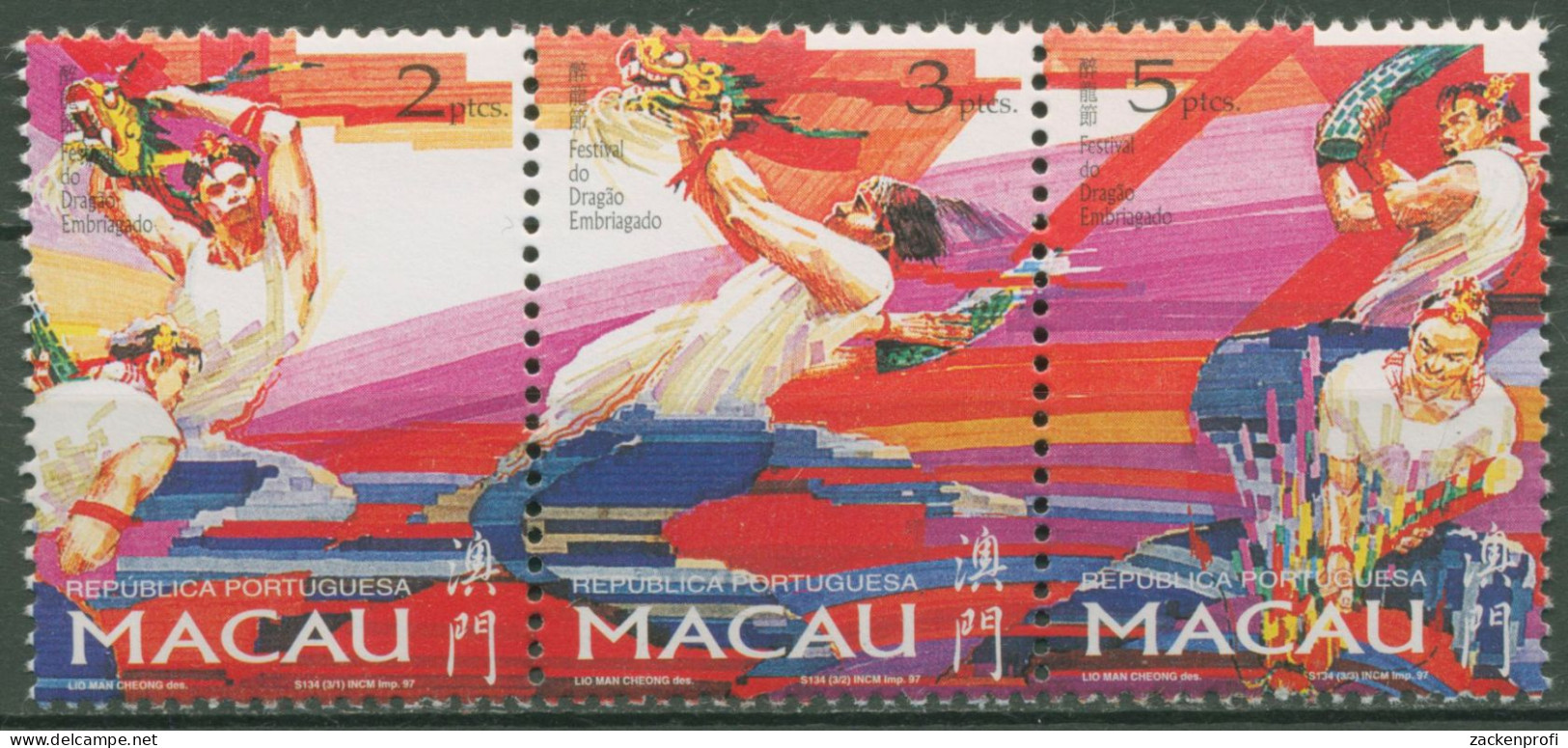 Macau 1997 Drachen-Festival 913/15 ZD Postfrisch - Unused Stamps