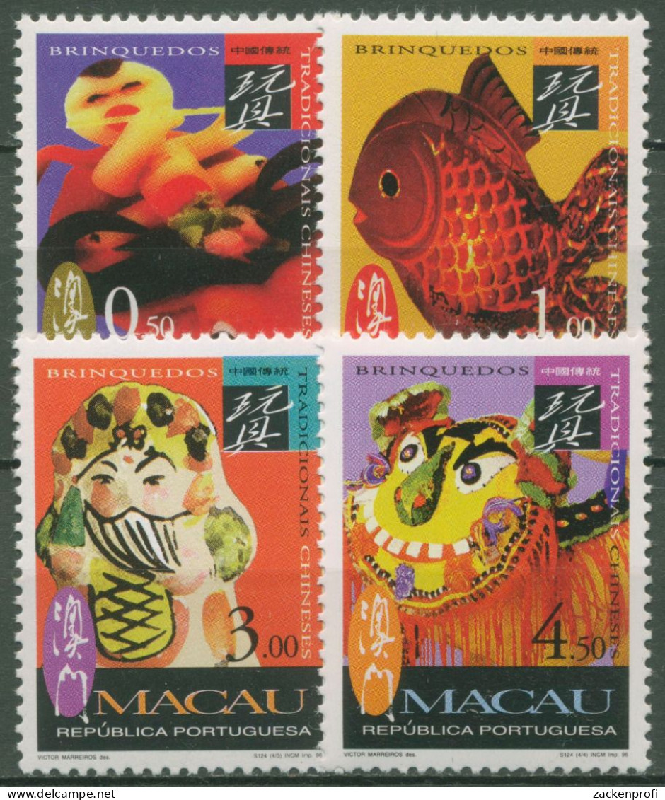 Macau 1996 Chinesisches Spielzeug 888/91 Postfrisch - Neufs