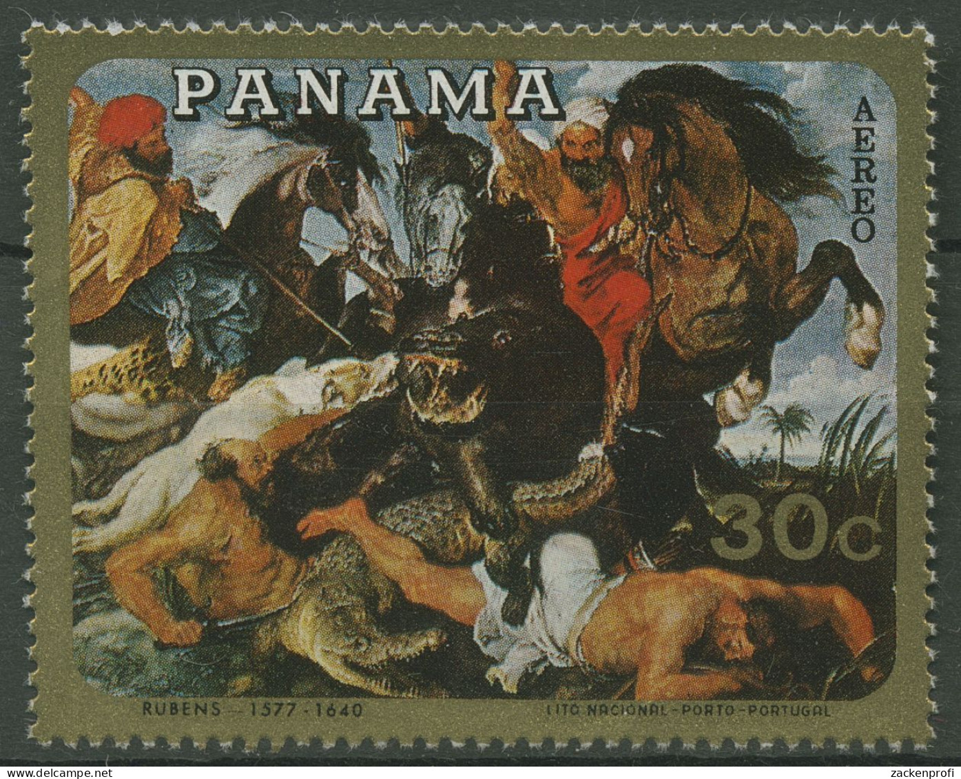 Panama 1968 Jagdszenen Auf Gemälden Und Gobelins P.P.Rubens 1115 Postfrisch - Panamá