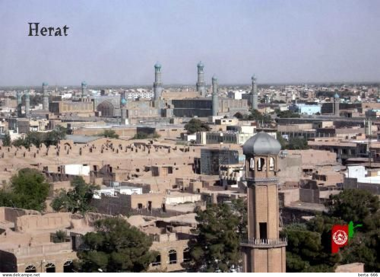 Afghanistan Herat Mosque Overview New Postcard - Afghanistan