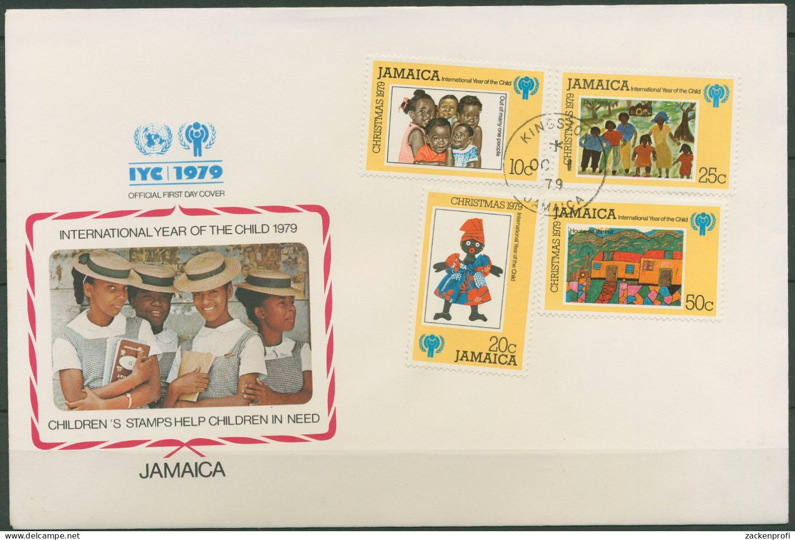 Jamaika 1979 Weihnachten Jahr Des Kindes 462/65 FDC (X62077) - Jamaique (1962-...)