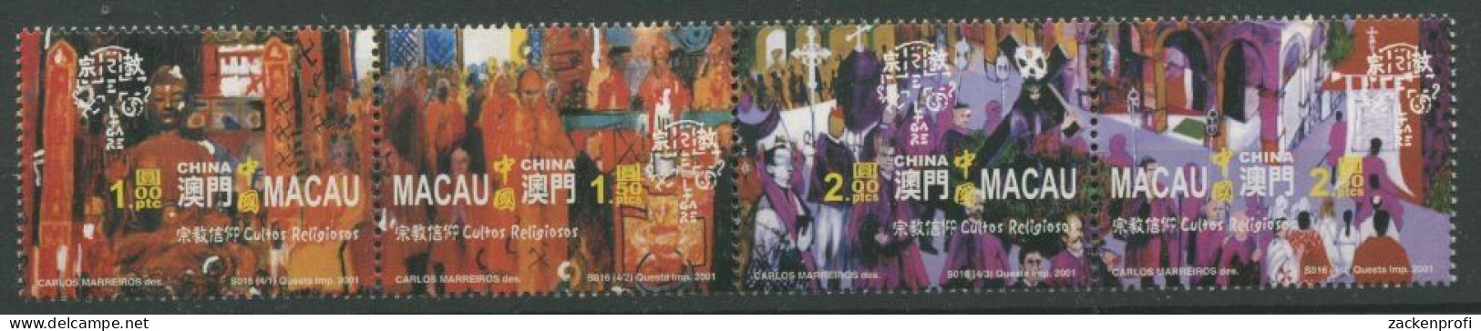Macau 2001 Zusammentreffen Der Kulturen 1138/41 ZD Postfrisch (C62634) - Ungebraucht