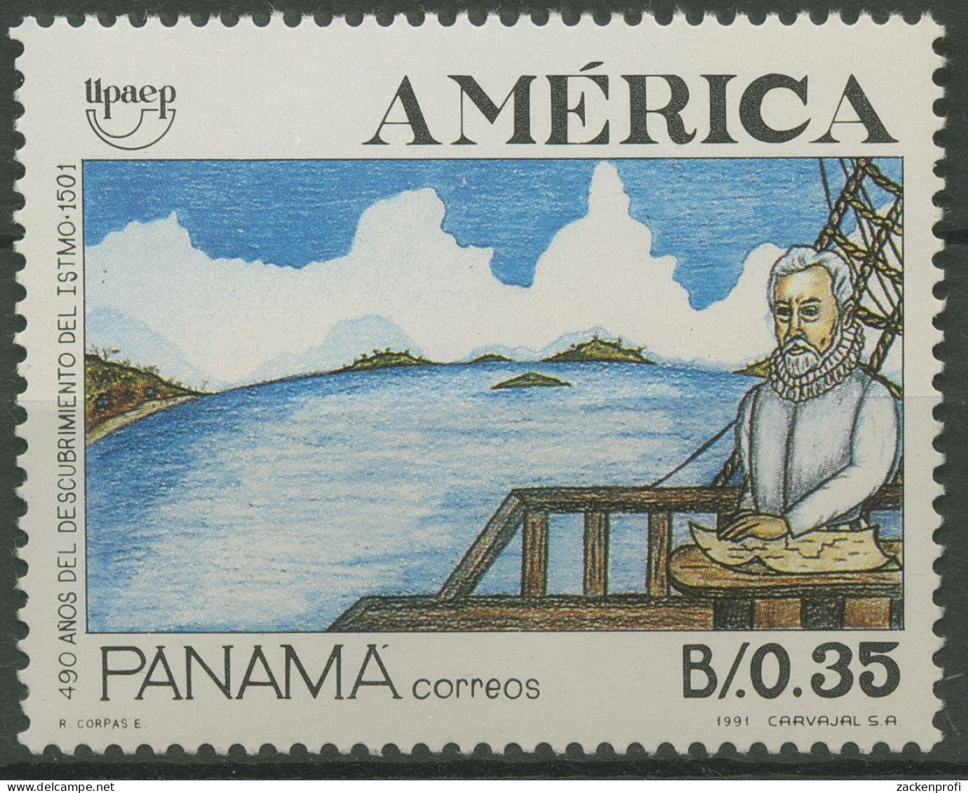 Panama 1991 Upaep Entdeckungsreisen 1715 Postfrisch - Panamá