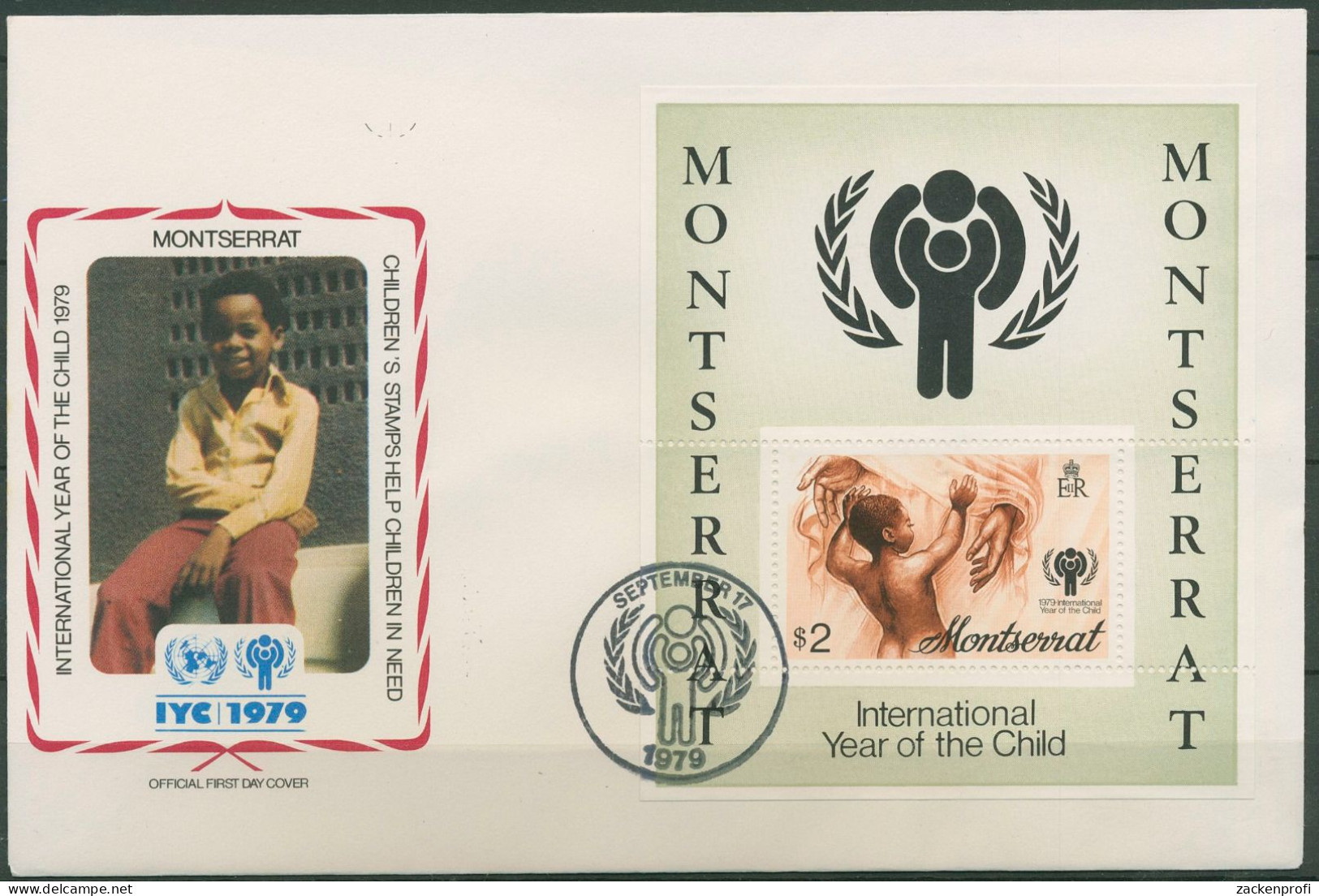 Montserrat 1979 Jahr Des Kindes Block 20 FDC (X62081) - Montserrat