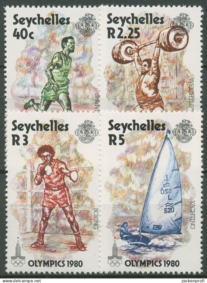 Seychellen 1980 Olympische Sommerspiele In Moskau 461/64 Postfrisch - Seychelles (1976-...)