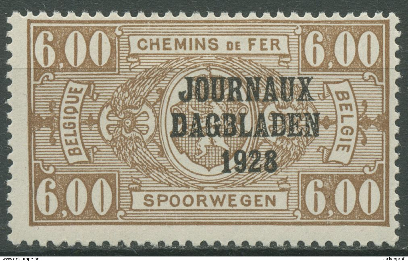 Belgien 1928 Zeitungspaketmarke Mit Aufdruck ZP 14 Mit Falz - Dagbladzegels [JO]