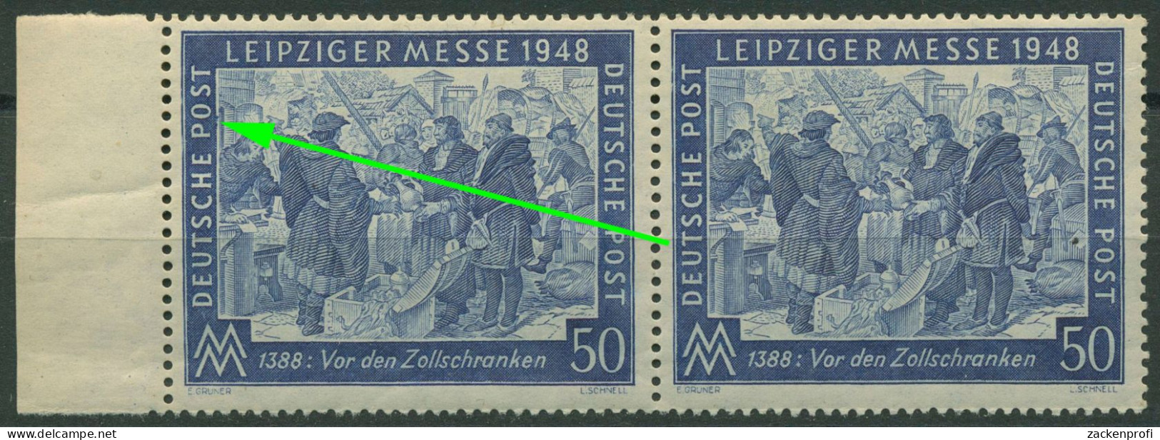 Alliierte Besetzung 1948 Leipziger Messe Mit Plattenfehler 967 I Postfrisch - Postfris